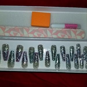 Homemade 20 pc press on set Style 001